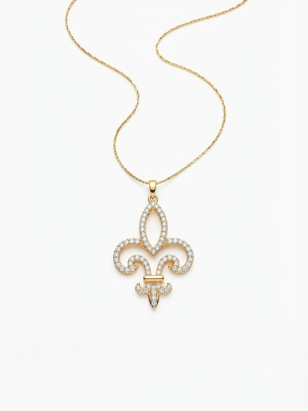 Vintage FAC Fleur De Lis necklace